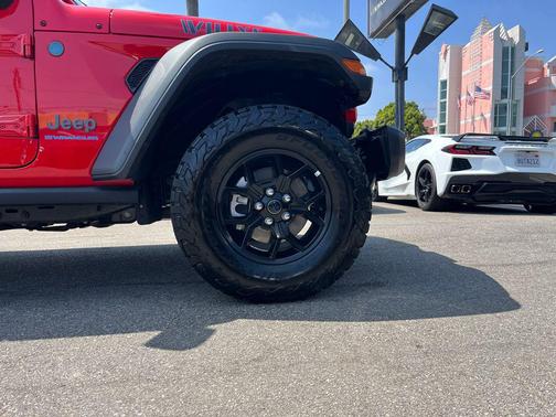 Firecracker Red Clearcoat 2025 Jeep Wrangler 4xe Willys