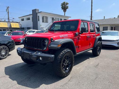 Firecracker Red Clearcoat 2025 Jeep Wrangler 4xe Willys