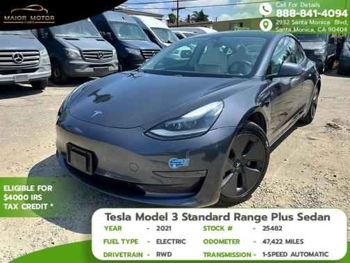 2021 Tesla Model 3 Standard Range Plus
