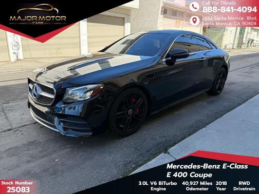 2018 Mercedes-Benz E-Class E 400
