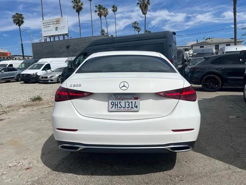 Polar White 2023 Mercedes-Benz C-Class Sedan