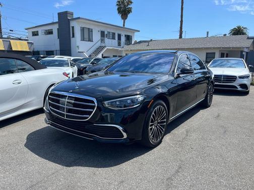 Black 2024 Mercedes-Benz S-Class S 580e 4MATIC