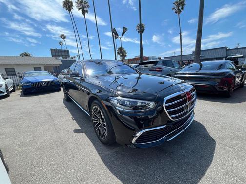 Black 2024 Mercedes-Benz S-Class S 580e 4MATIC