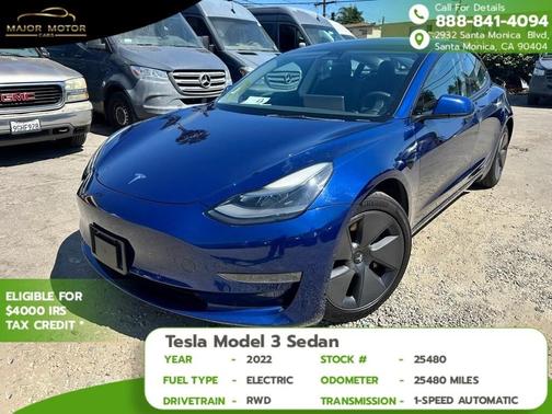 2022 Tesla Model 3 Standard Range