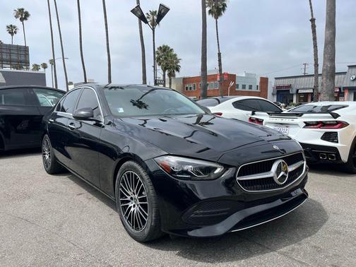 Black 2022 Mercedes-Benz C-Class Sedan