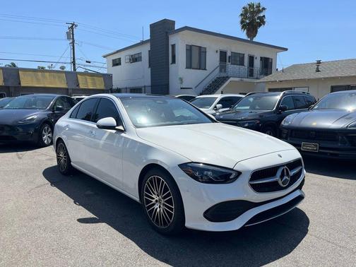 Polar White 2022 Mercedes-Benz C-Class Sedan