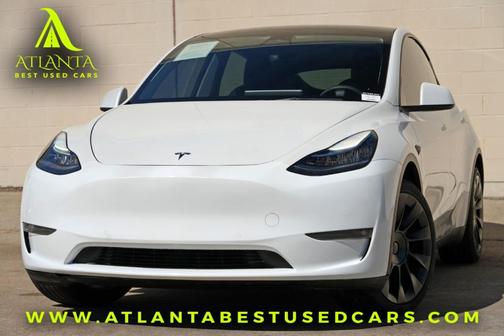 Pearl White Multi 2021 Tesla Model Y Long Range