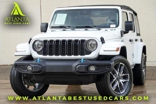 Bright White Clearcoat 2024 Jeep Wrangler 4xe Sport