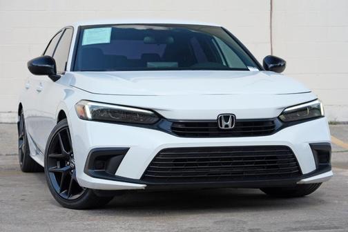 Platinum White Pearl 2022 Honda Civic Sport