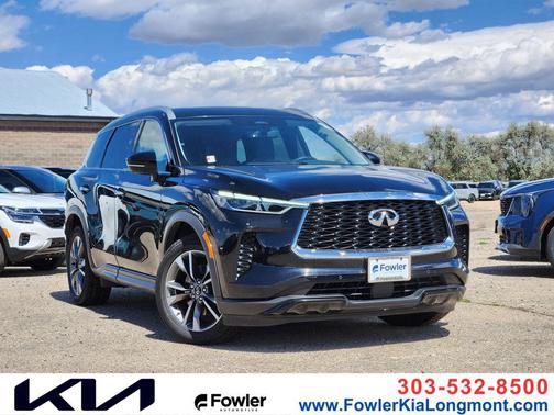 Mineral Black 2023 INFINITI QX60 Luxe