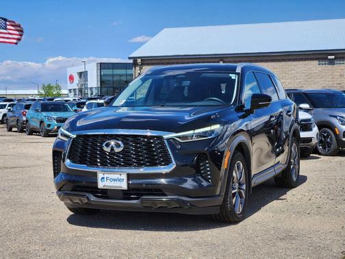 Mineral Black 2023 INFINITI QX60 Luxe