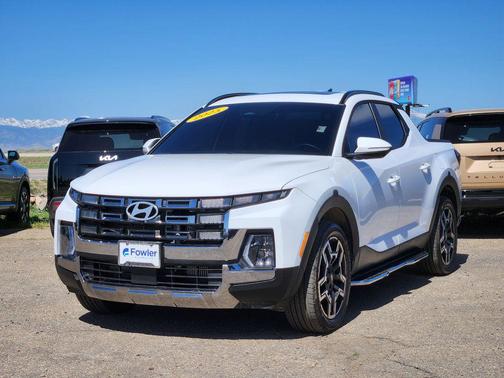 Atlas White 2025 Hyundai SANTA CRUZ Limited