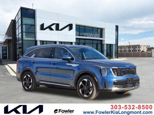 Mineral Blue 2026 Kia Sorento Plug-In Hybrid EX
