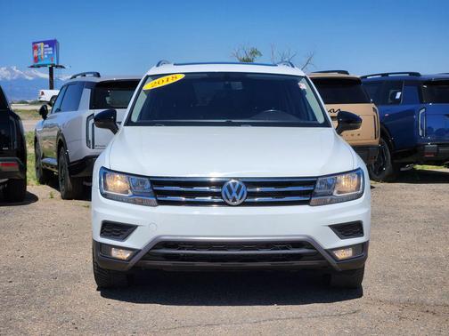 Pure White 2018 Volkswagen Tiguan 2.0T SEL