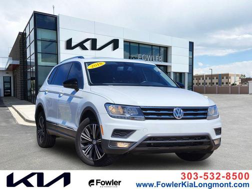 Pure White 2018 Volkswagen Tiguan 2.0T SEL