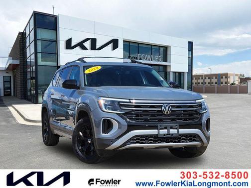 Pure Gray 2024 Volkswagen Atlas 2.0T SE w/Technology 4MOTION
