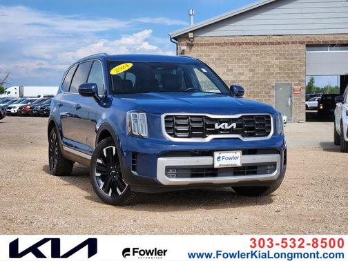 Midnight Lake Blue 2024 Kia Telluride SX Prestige