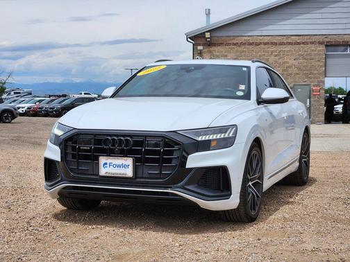 Glacier White Metallic 2022 Audi Q8 55 Prestige
