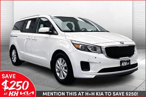 Clear White 2017 Kia Sedona LX