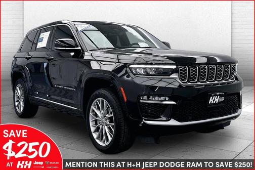 Diamond Black 2022 Jeep Grand Cherokee 4xe Summit