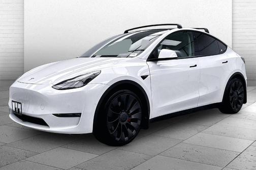 Pearl White Multi 2022 Tesla Model Y Performance