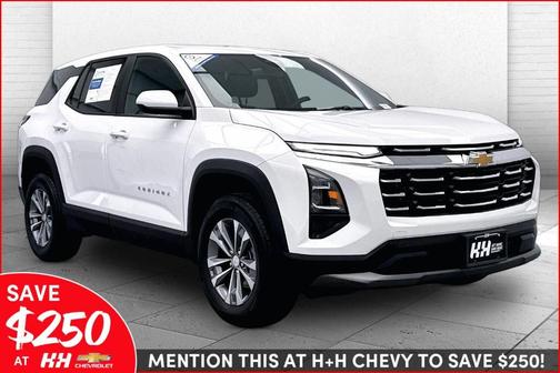 Summit White 2025 Chevrolet Equinox LT