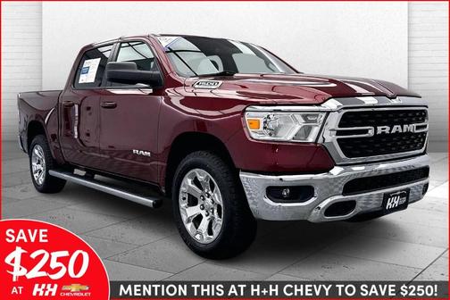 Delmonico Red Pearlcoat 2022 RAM 1500 Big Horn