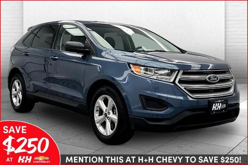 Blue Metallic 2018 Ford Edge SE