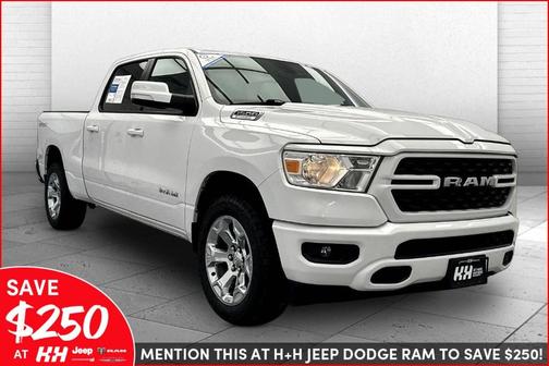 Bright White Clearcoat 2022 RAM 1500 Big Horn