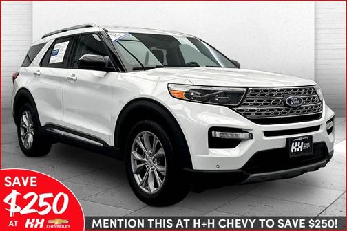 Oxford White 2023 Ford Explorer Limited
