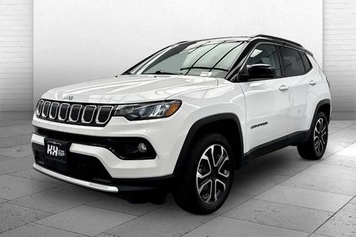 Bright White Clearcoat 2022 Jeep Compass Limited
