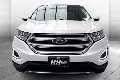White Platinum Tri-Coat Metallic 2015 Ford Edge SEL