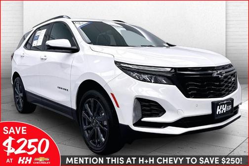 Summit White 2024 Chevrolet Equinox RS