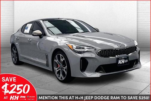 Ceramic Silver 2021 Kia Stinger GT1