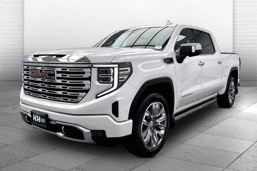 White Frost Tri-Coat 2023 GMC Sierra 1500 Denali