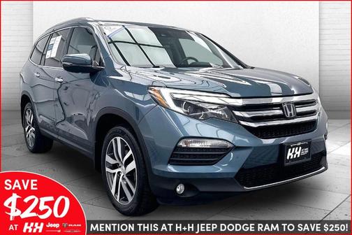 Steel Sapphire Metallic 2018 Honda Pilot Elite