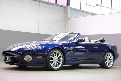 Blue 2001 Aston Martin DB7 Vantage