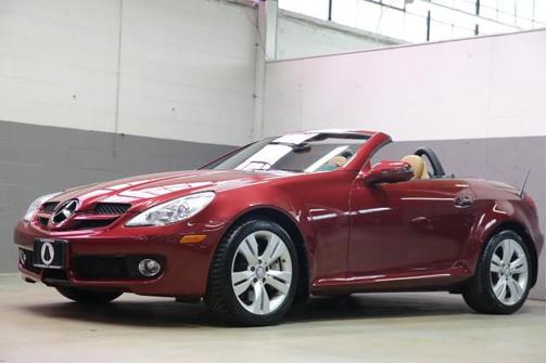 Storm Red Metallic 2009 Mercedes-Benz SLK-Class SLK350 Roadster