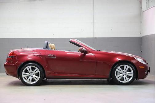 Storm Red Metallic 2009 Mercedes-Benz SLK-Class SLK350 Roadster