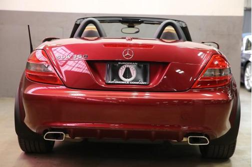 Storm Red Metallic 2009 Mercedes-Benz SLK-Class SLK350 Roadster
