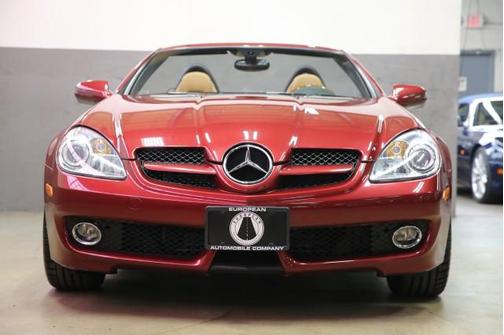 Storm Red Metallic 2009 Mercedes-Benz SLK-Class SLK350 Roadster
