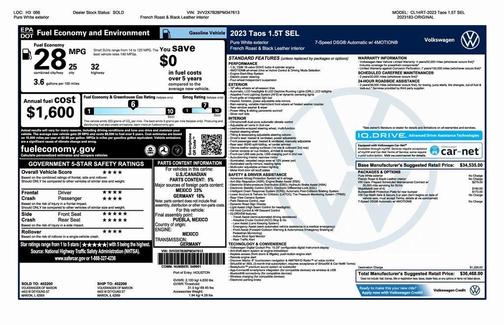 2023 Volkswagen Taos 1.5T SEL