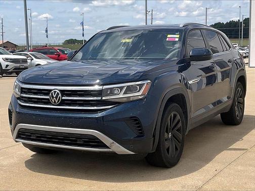 Tourmaline Blue Metallic 2022 Volkswagen Atlas Cross Sport 3.6L V6 SE w/Technology