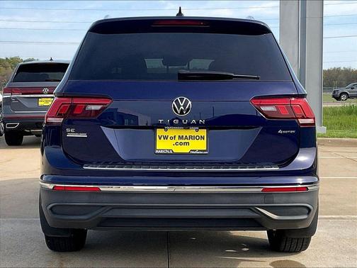 Atlantic Blue 2022 Volkswagen Tiguan 2.0T SE