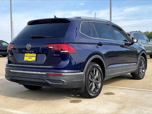 Atlantic Blue 2022 Volkswagen Tiguan 2.0T SE