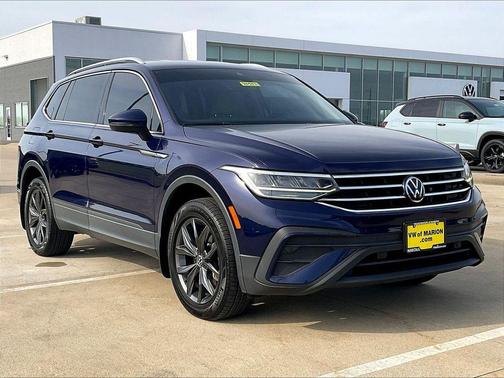 Atlantic Blue 2022 Volkswagen Tiguan 2.0T SE