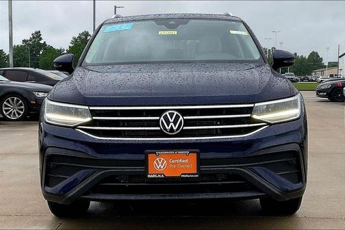 Atlantic Blue 2022 Volkswagen Tiguan 2.0T SE