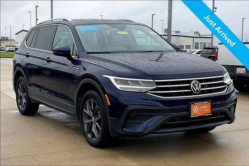 Atlantic Blue 2022 Volkswagen Tiguan 2.0T SE