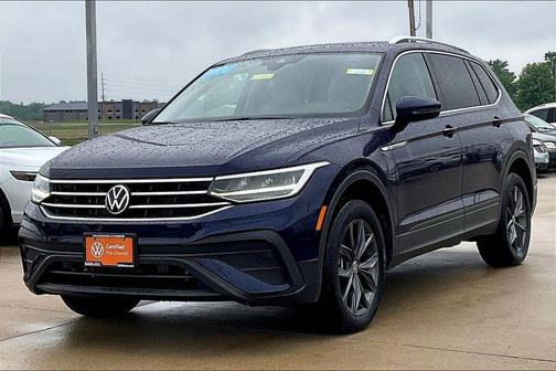Atlantic Blue 2022 Volkswagen Tiguan 2.0T SE