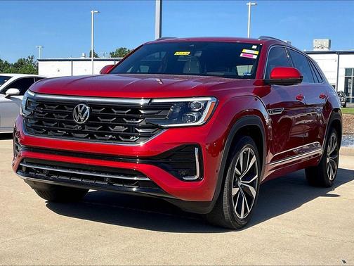 Aurora Red Metallic 2024 Volkswagen Atlas Cross Sport 2.0T SEL Premium R-Line